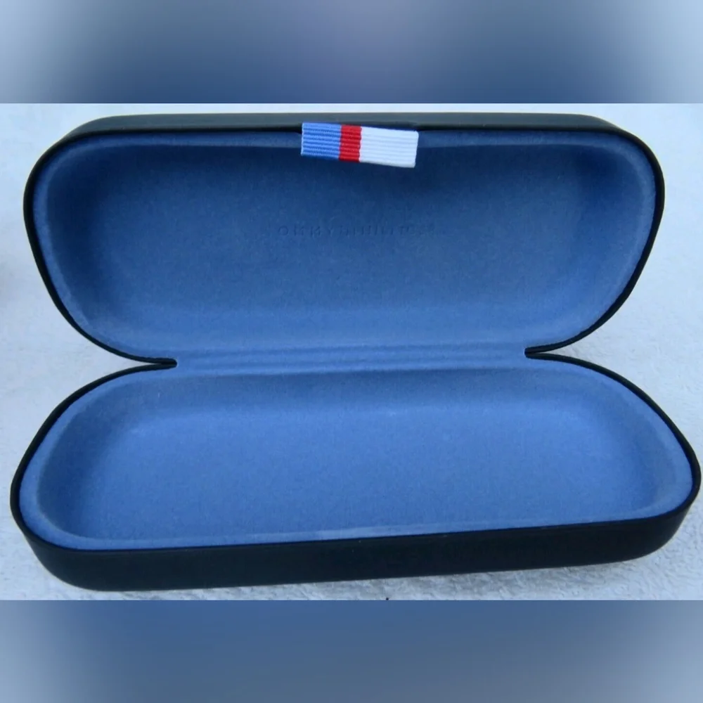 Tommy Hilfiger Sunglasses With Case Men Womens Blue Gray UVA UVB Glasses